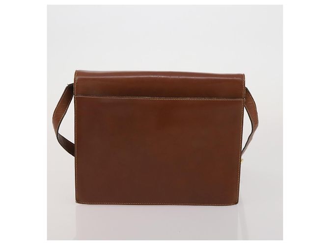 Céline Borsa a tracolla CELINE Macadam Canvas PVC Pelle Set da 3 Marrone Beige Auth 198572 - vista 11
