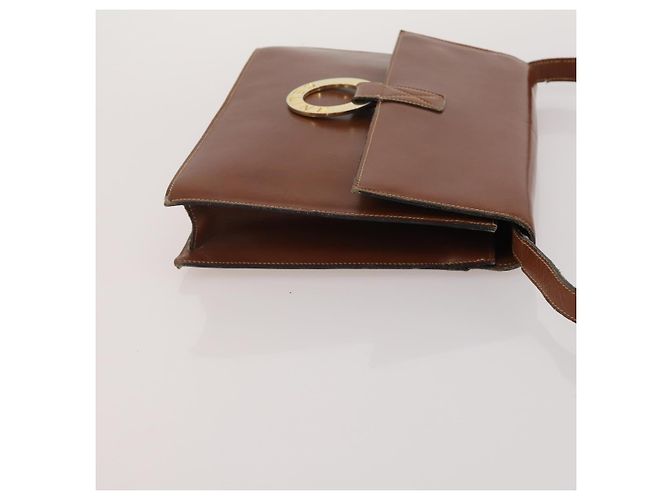 Céline Borsa a tracolla CELINE Macadam Canvas PVC Pelle Set da 3 Marrone Beige Auth 198572 - vista 12