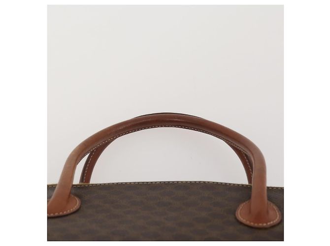 Céline Borsa a tracolla CELINE Macadam Canvas PVC Pelle Set da 3 Marrone Beige Auth 198572 - vista 21