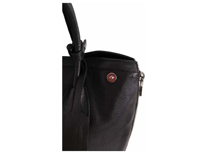 Borsa tote Prada in pelle nera Nero - vista 4