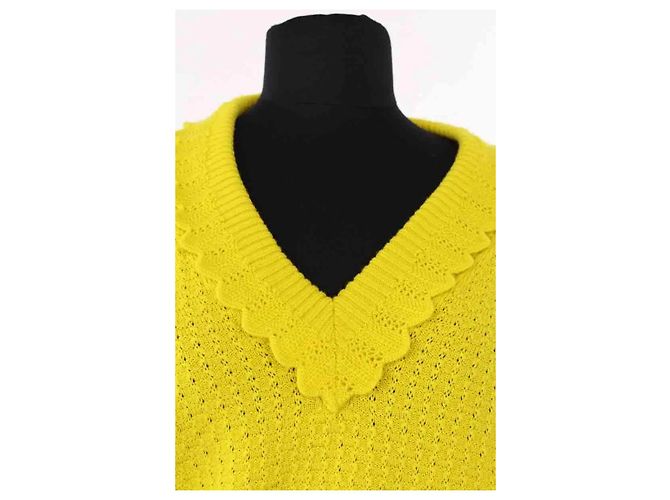 Autre Marque Molli Wollpullover Gelb - Ansicht 2
