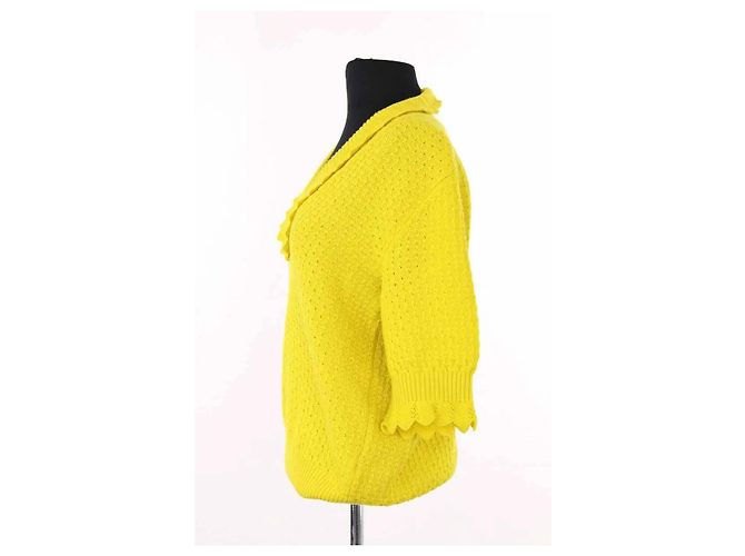Autre Marque Molli Wollpullover Gelb - Ansicht 3