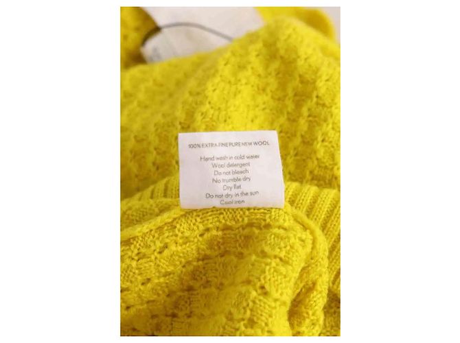 Autre Marque Molli Wollpullover Gelb - Ansicht 6