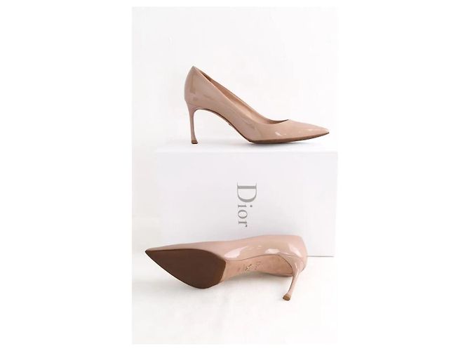 Dior Absatzschuhe aus Lackleder Rosa Pink - Ansicht 6