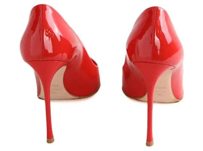 Décolleté Dior in vernice rossa Rosso - vista 2