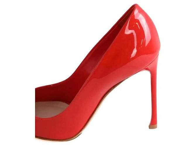 Décolleté Dior in vernice rossa Rosso - vista 4