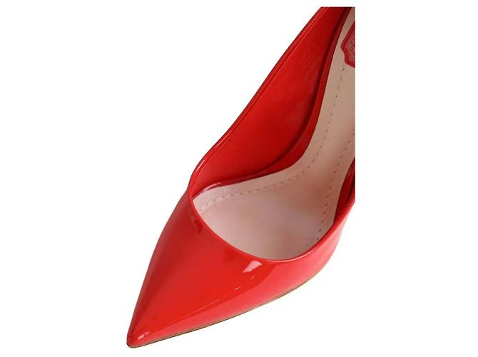 Décolleté Dior in vernice rossa Rosso - vista 5