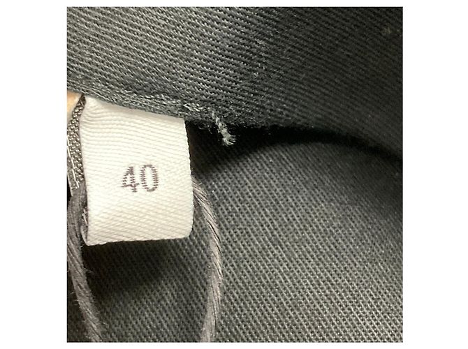 Pantalones elásticos de viscosa con ribetes de piel de cordero Black / Tan Loewe Negro - vista 5