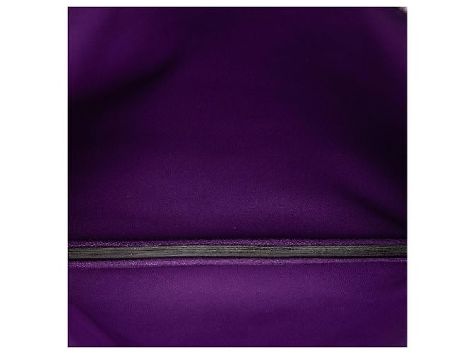 Hermès Clemence flaches Etui lila - Ansicht 4