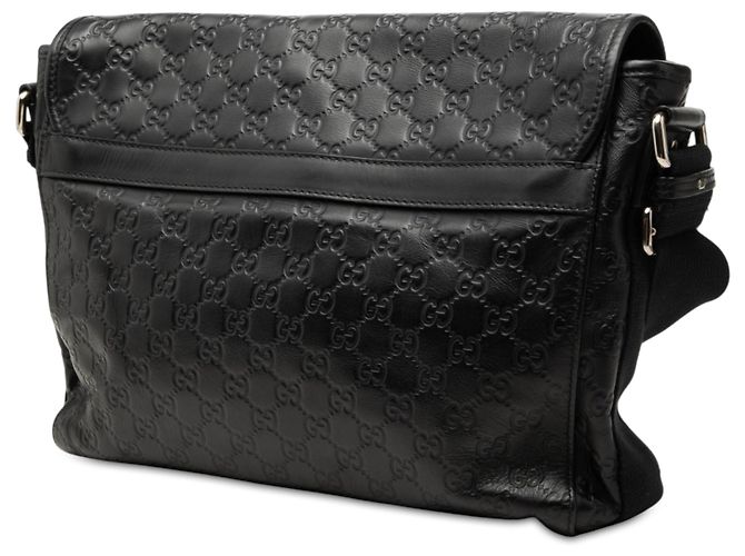 Borsa a tracolla Gucci Guccissima Web nera Nero - vista 2