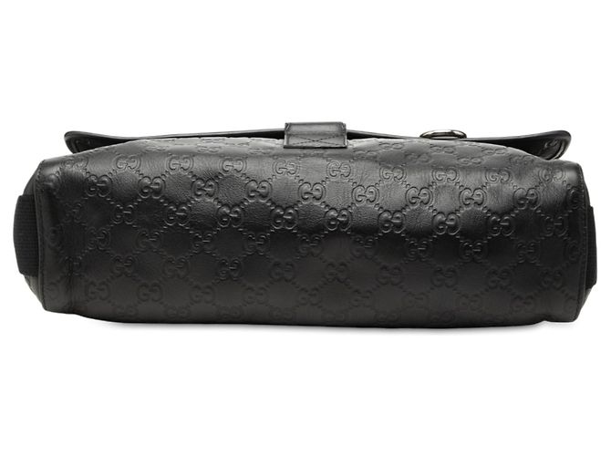 Borsa a tracolla Gucci Guccissima Web nera Nero - vista 3