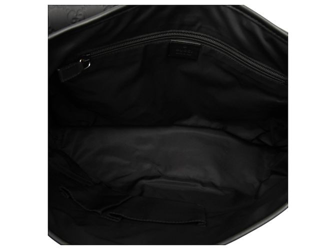 Borsa a tracolla Gucci Guccissima Web nera Nero - vista 4