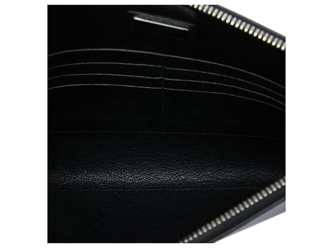 Prada Saffiano Logo Clutch Schwarz - Ansicht 4