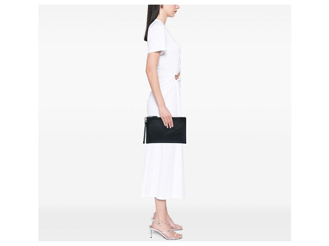 Prada Saffiano Logo Clutch Schwarz - Ansicht 5