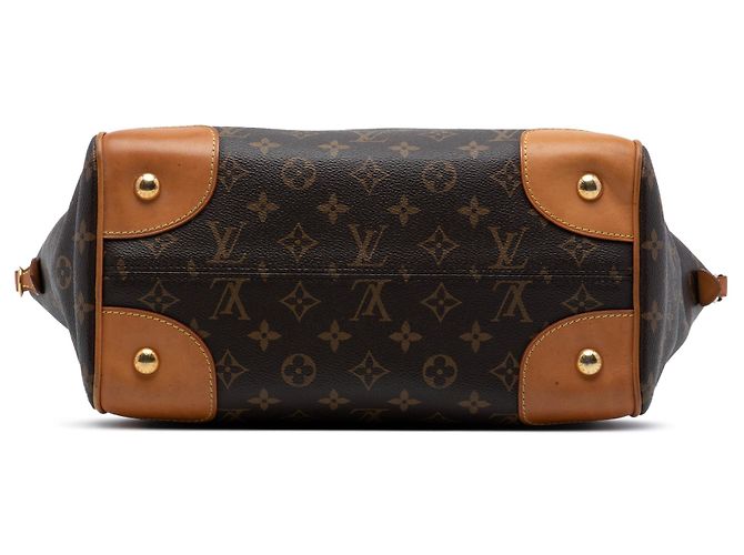 Borsa Satchel Louis Vuitton Monogram Estrela MM Marrone - vista 3