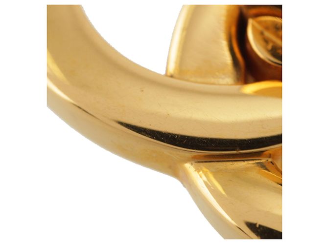 Spilla Chanel CC placcata oro con chiusura a rotazione D'oro - vista 10