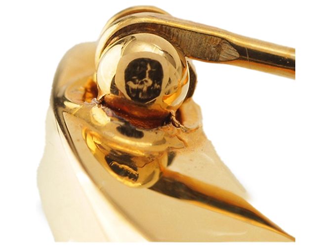 Spilla Chanel CC placcata oro con chiusura a rotazione D'oro - vista 5