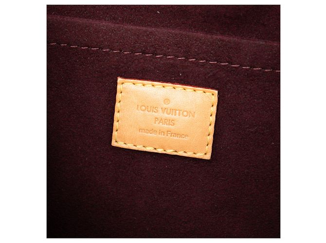 Borsa Satchel Louis Vuitton Monogram Montaigne GM Marrone - vista 5