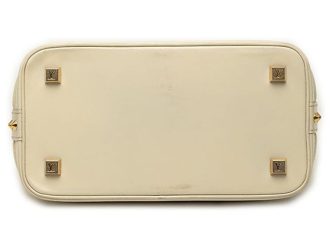 Borsa a mano Louis Vuitton Suhali Lockit PM Bianca Bianco - vista 3
