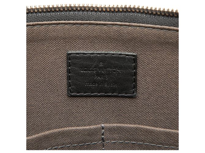 Borsa Business Louis Vuitton Damier Infini Porte Documents Jour Nera Nero - vista 5