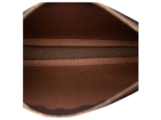 Borsa a mano Louis Vuitton Monogram Mini Pochette Accessoires Marrone - vista 4