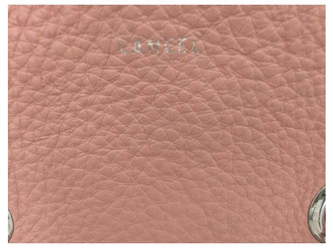 Lancel Le Huit Borsa a Secchiello Rosa Pelle Grana - vista 11