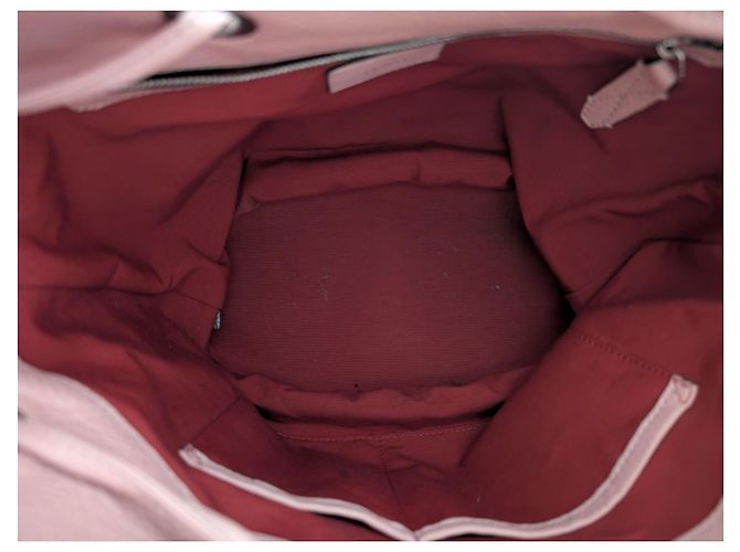 Lancel Le Huit Borsa a Secchiello Rosa Pelle Grana - vista 13