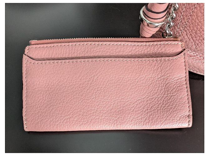 Lancel Le Huit Borsa a Secchiello Rosa Pelle Grana - vista 7