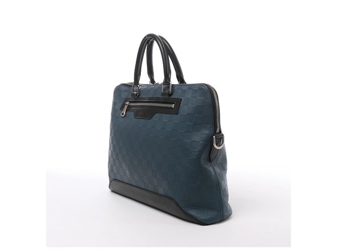 Borsa a mano 2Way Louis Vuitton Avenue Damier Infini Briefcase in Blu N41021 - vista 3