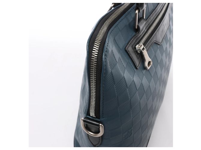 Borsa a mano 2Way Louis Vuitton Avenue Damier Infini Briefcase in Blu N41021 - vista 5