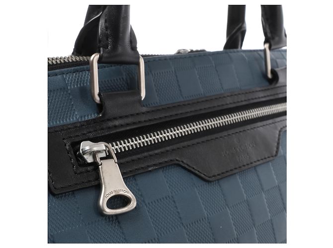 Borsa a mano 2Way Louis Vuitton Avenue Damier Infini Briefcase in Blu N41021 - vista 6