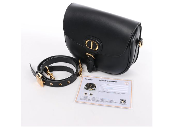 Borsa a tracolla Christian Dior Bobby in pelle nera Nero - vista 11