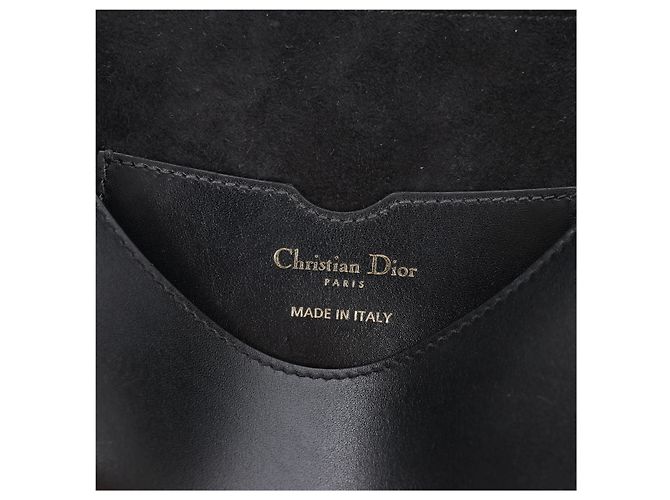 Borsa a tracolla Christian Dior Bobby in pelle nera Nero - vista 12