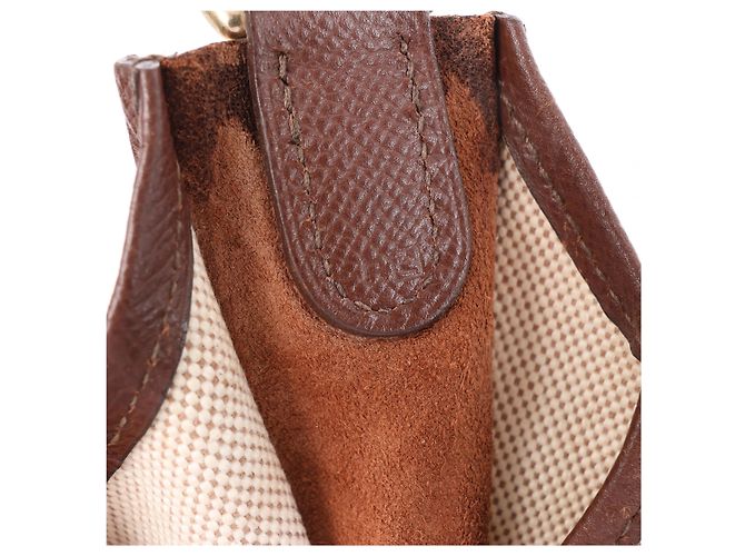 Hermès evelyn 1 33 GM Toile H × Courchevel Shoulder Bag in Beige×Brown E: 2001 - vista 11