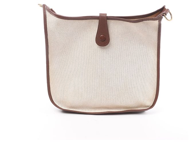 Hermès evelyn 1 33 GM Toile H × Courchevel Shoulder Bag in Beige×Brown E: 2001 - vista 2