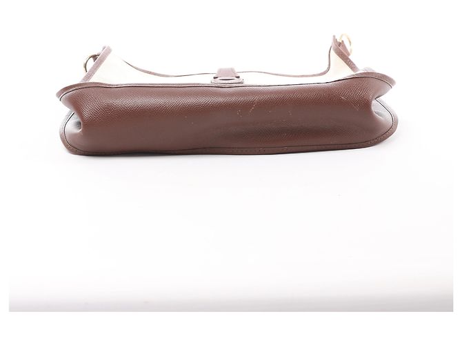 Hermès evelyn 1 33 GM Toile H × Courchevel Shoulder Bag in Beige×Brown E: 2001 - vista 6