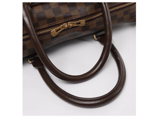 Borsa a mano 2Way Louis Vuitton Agal Damier Ebene in marrone N23252 - vista 10