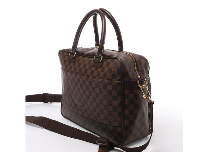 Borsa a mano 2Way Louis Vuitton Agal Damier Ebene in marrone N23252 - vista 3