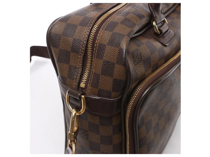 Borsa a mano 2Way Louis Vuitton Agal Damier Ebene in marrone N23252 - vista 4