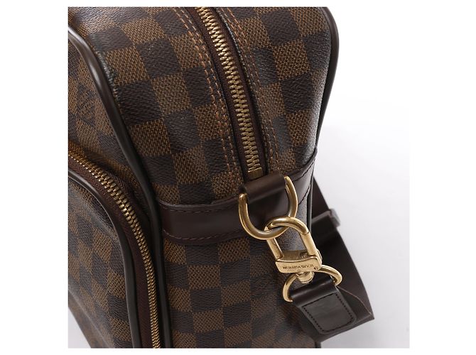 Borsa a mano 2Way Louis Vuitton Agal Damier Ebene in marrone N23252 - vista 5