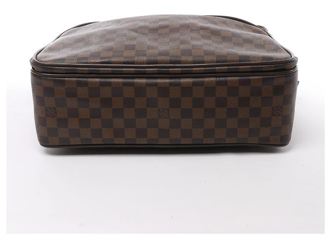 Borsa a mano 2Way Louis Vuitton Agal Damier Ebene in marrone N23252 - vista 7