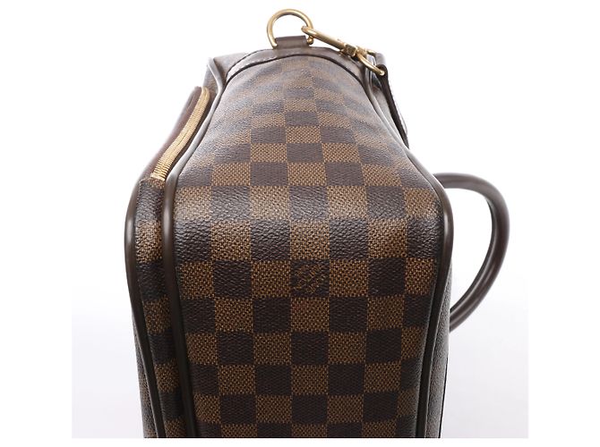 Borsa a mano 2Way Louis Vuitton Agal Damier Ebene in marrone N23252 - vista 8