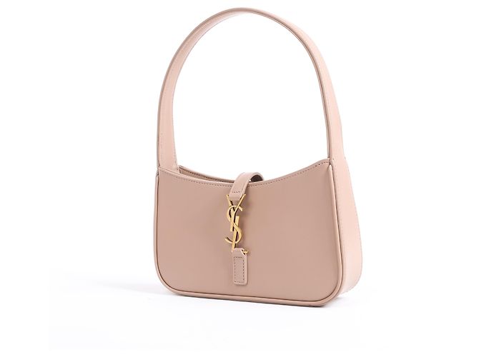 Autre Marque Borsa mini hobo Le 5 à 7 Saint Laurent in rosa - vista 2