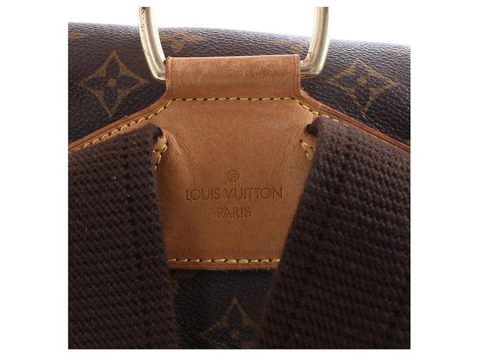Zaino vintage Louis Vuitton Montsouris GM Monogram Canvas in marrone M51135 - vista 6