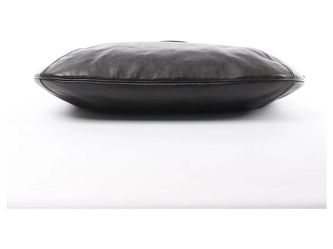 Autre Marque Borsa a tracolla Tribute Large in pelle Saint Laurent Paris, Marrone - vista 9
