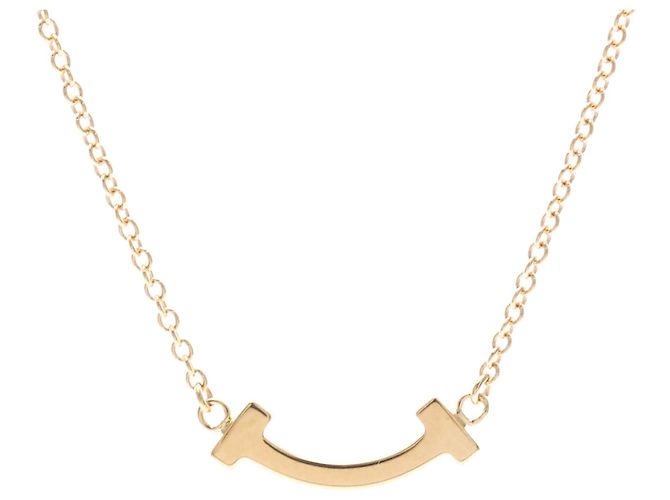 Pingente Tiffany & Co. T Smile Ouro Rosa 18K Small - vista 3