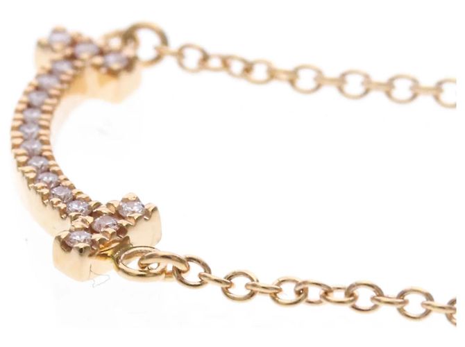 Pingente Tiffany & Co. T Smile Ouro Rosa 18K Small - vista 4