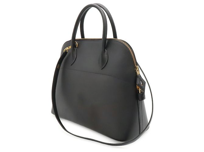 Hermès Borsa Hermes Bolide 35 in pelle nera Nero - vista 3