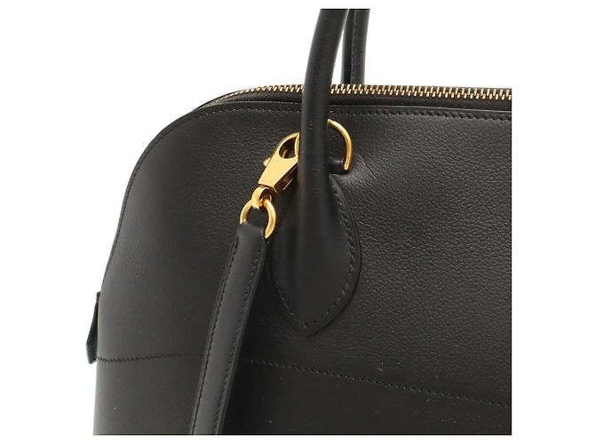 Hermès Borsa Hermes Bolide 35 in pelle nera Nero - vista 8