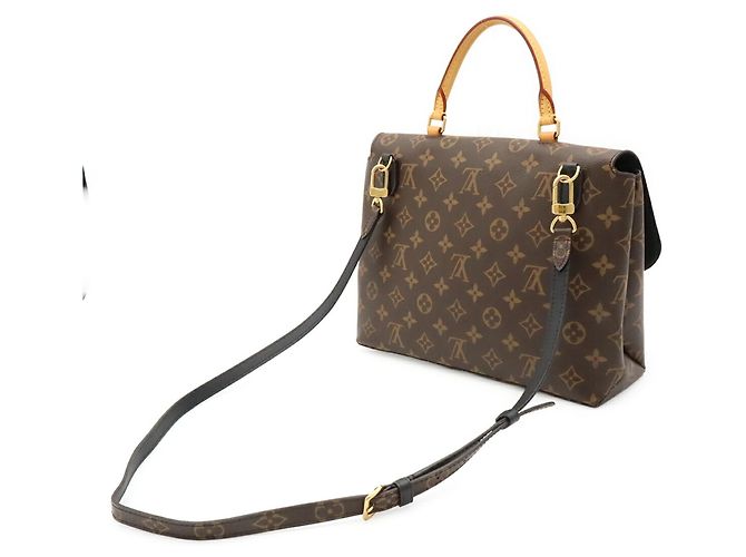 Louis Vuitton Monogram Marignan Handtasche Schwarz - Ansicht 3